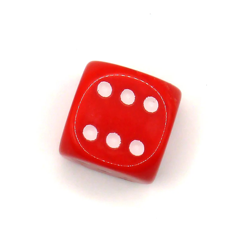 D6 1 Seniorenwürfel Rot