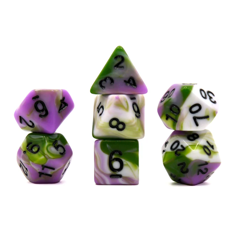7-teiliges RPG Würfelset Mehrfarbig: The Real Joker