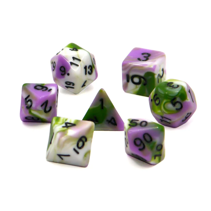 7-teiliges RPG Würfelset Mehrfarbig: The Real Joker