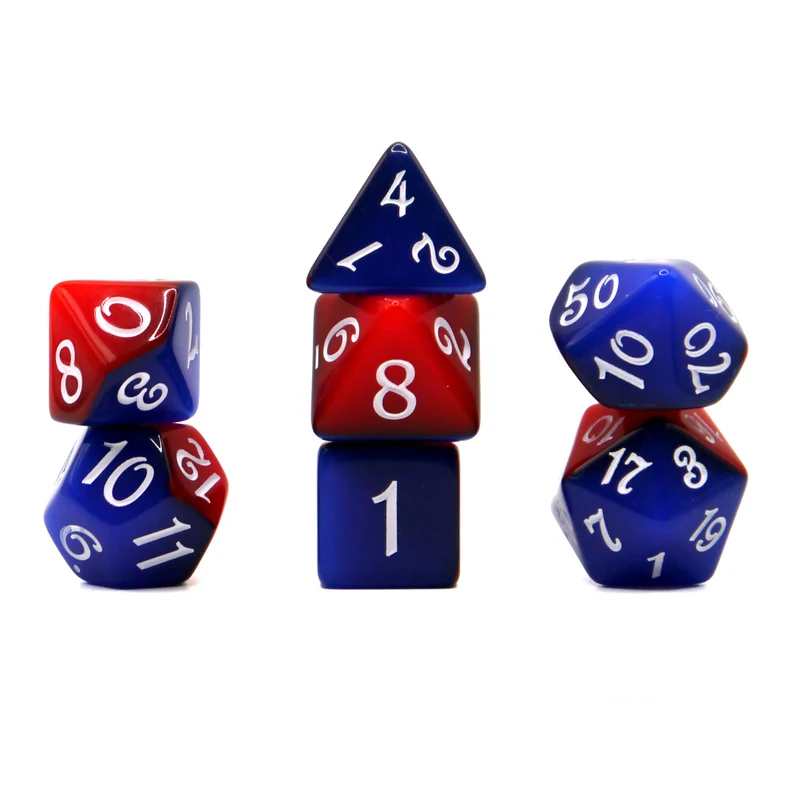 7-teiliges RPG Würfelset Mehrfarbig: Fable Snow White
