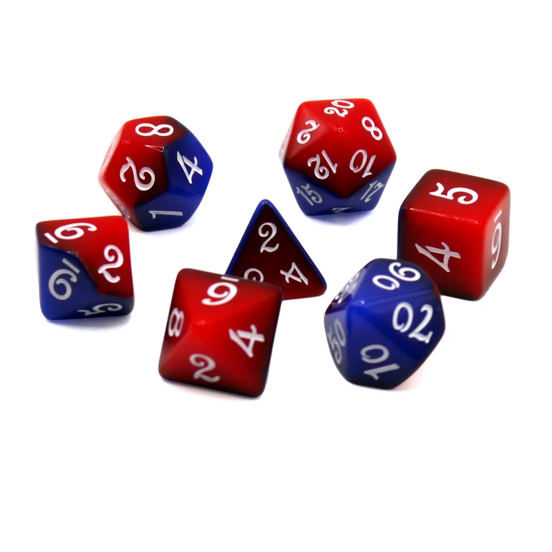 7-teiliges RPG Würfelset Mehrfarbig: Fable Snow White