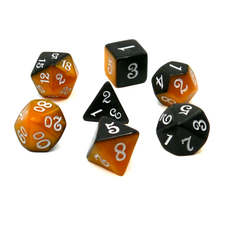 7-teiliges RPG Würfelset Mehrfarbig: Fable Puss in Boots