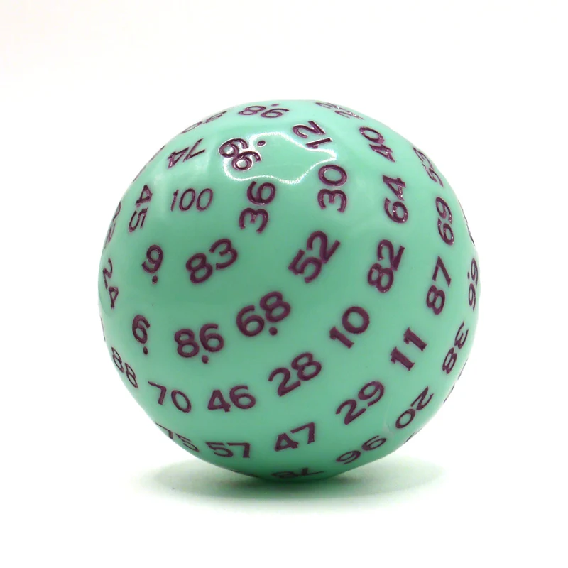 D100 Würfel Mint