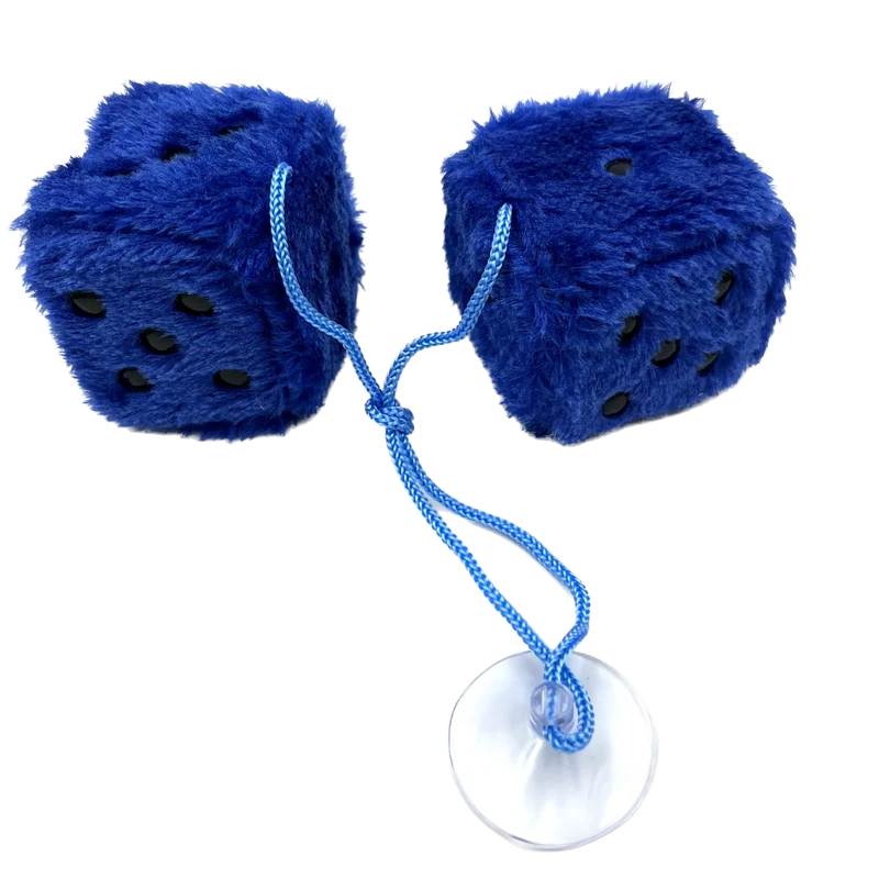 Plüschwürfel Blau