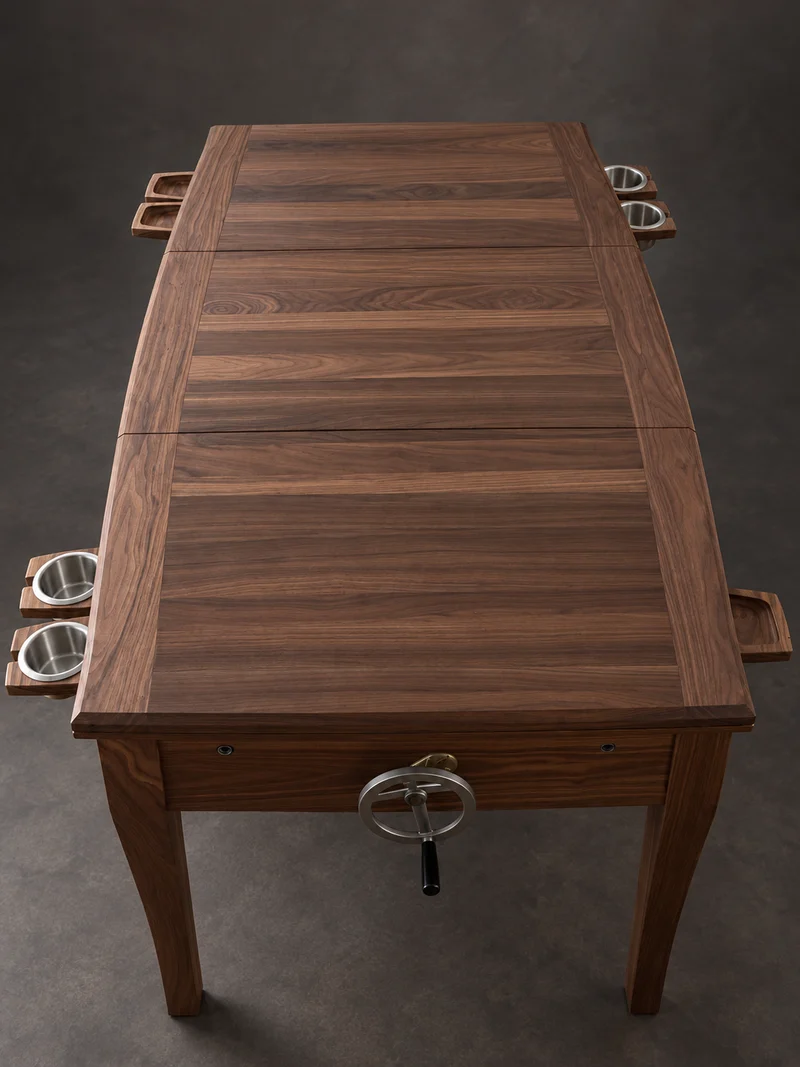 SIEGE – American Walnut Board Game Table