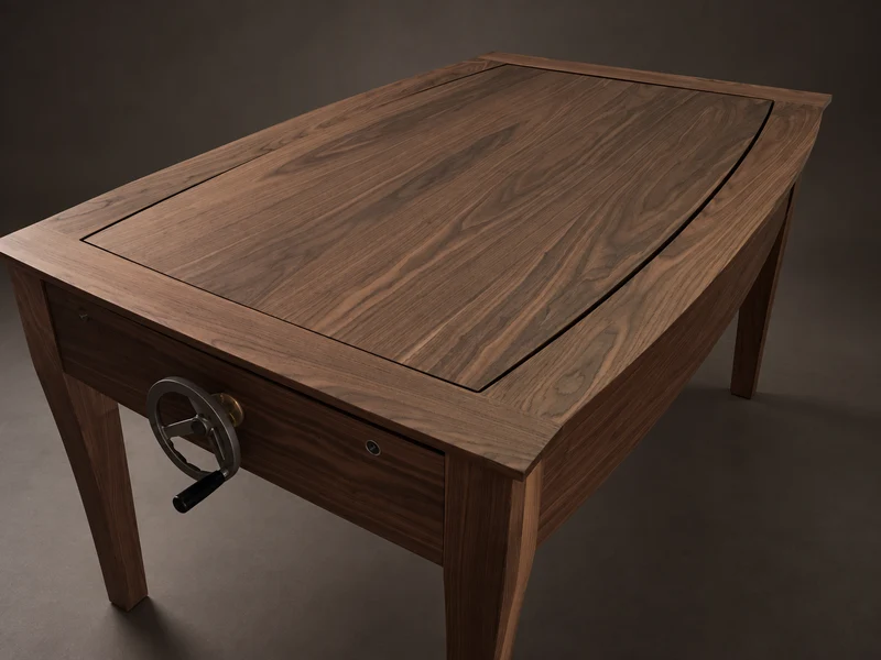 SIEGE – American Walnut Board Game Table
