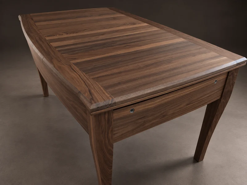 SIEGE – American Walnut Board Game Table