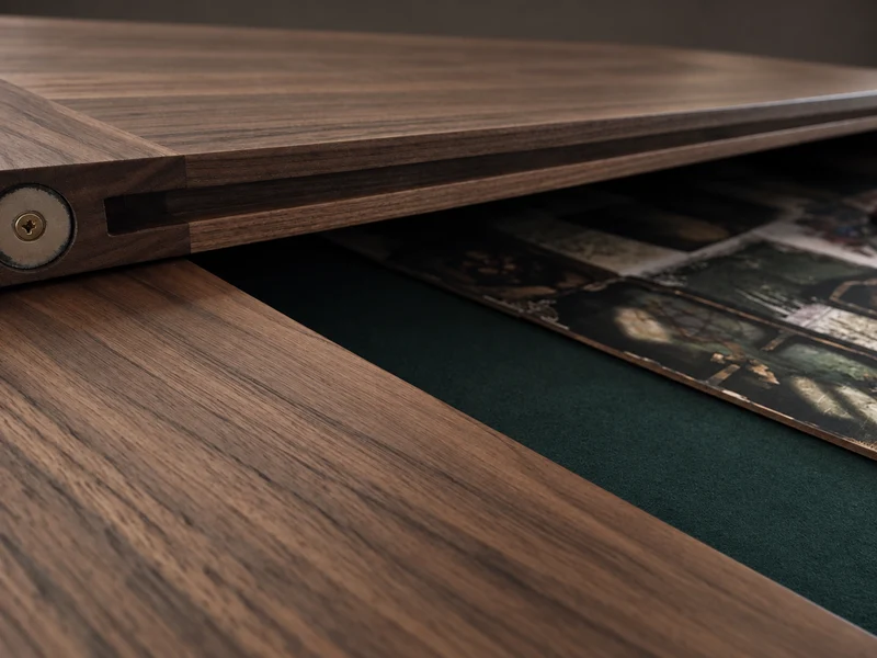 SIEGE – American Walnut Board Game Table