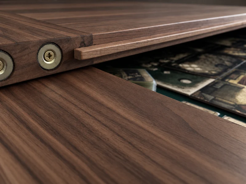 SIEGE – American Walnut Board Game Table