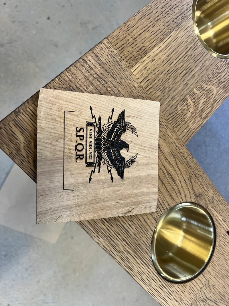 Custom Engraved Wooden Inlays