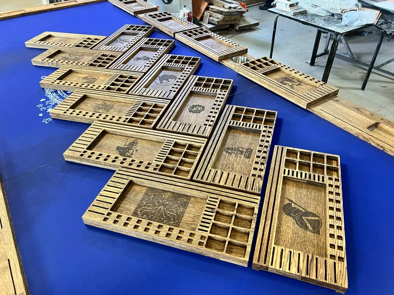 Custom Engraved Wooden Inlays