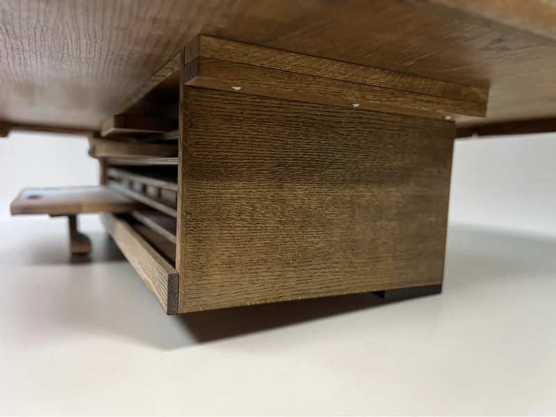 Under-Table Dual Storage Drawer