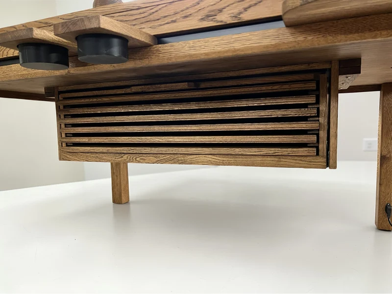 Under-Table Dual Storage Drawer