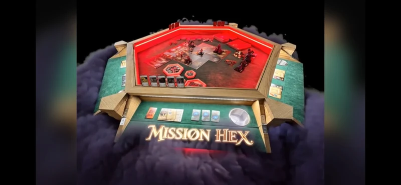 MISSION HEX – Premium Oak Board Game Table