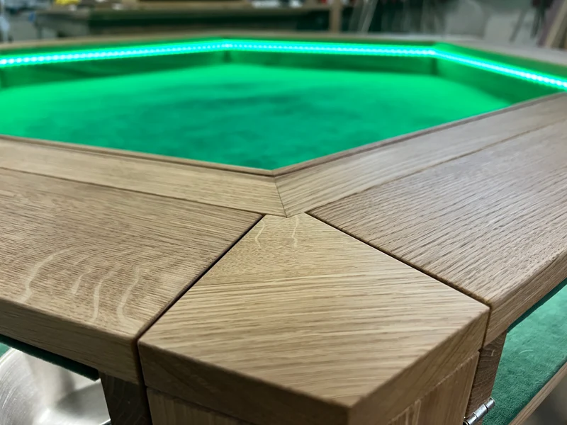 MISSION HEX – Premium Oak Board Game Table