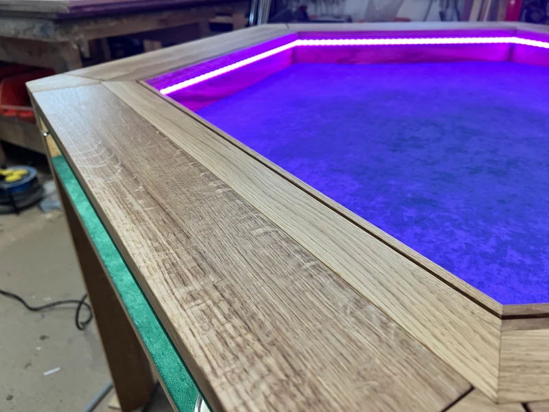 MISSION HEX – Premium Oak Board Game Table