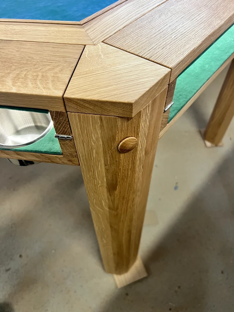 RAID HEX – Hexagonal Tabletop Overlay / Optional Stand-Alone Table