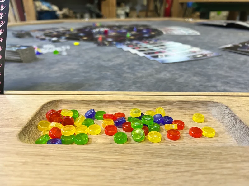 RAID HEX – Hexagonal Tabletop Overlay / Optional Stand-Alone Table