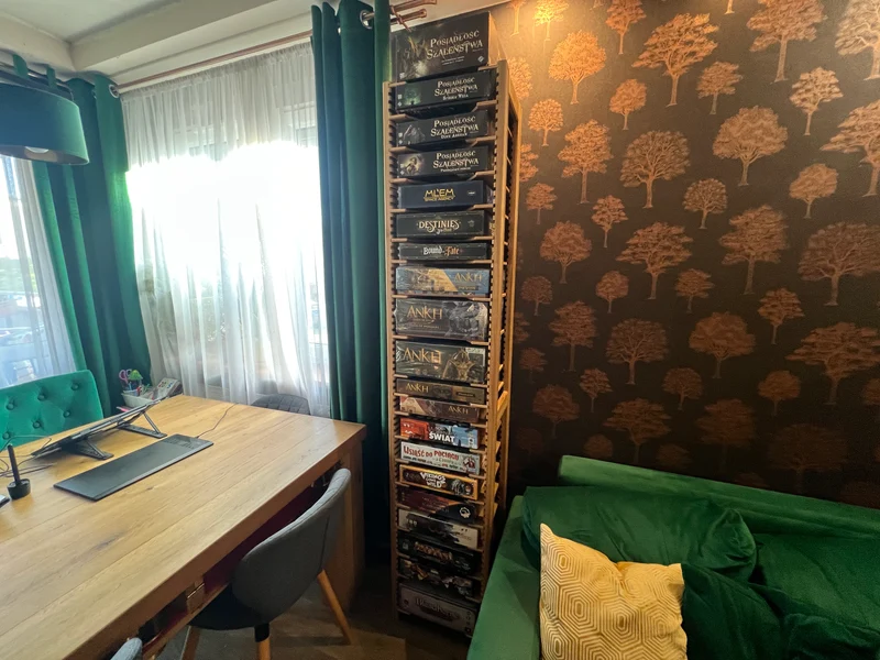 Board Game Rack – Modular Oak Storage (Pre-Order)