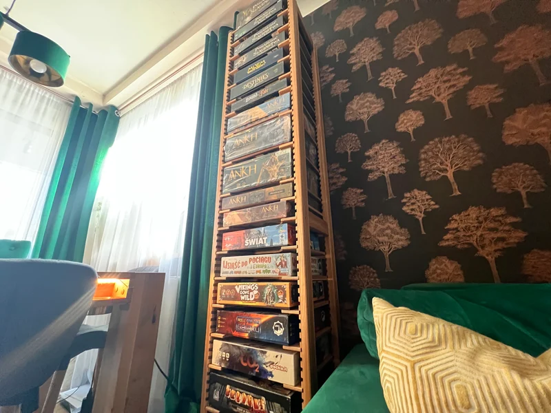 Board Game Rack – Modular Oak Storage (Pre-Order)