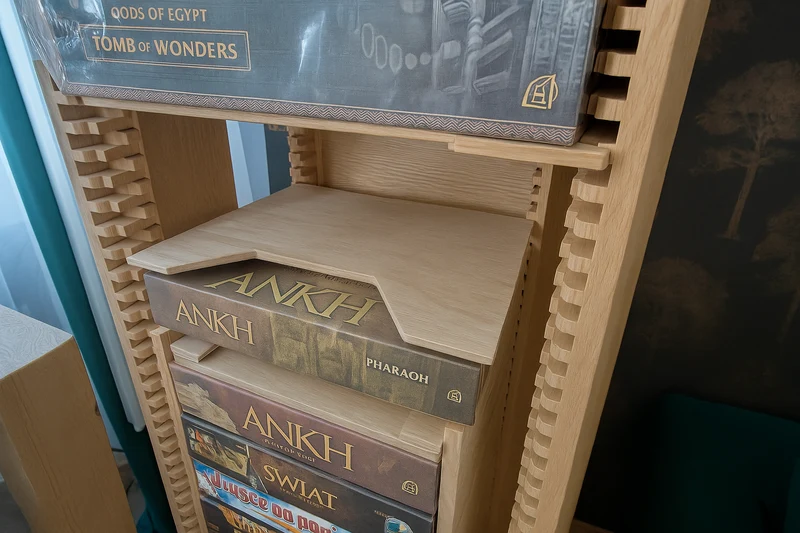Board Game Rack – Modular Oak Storage (Pre-Order)