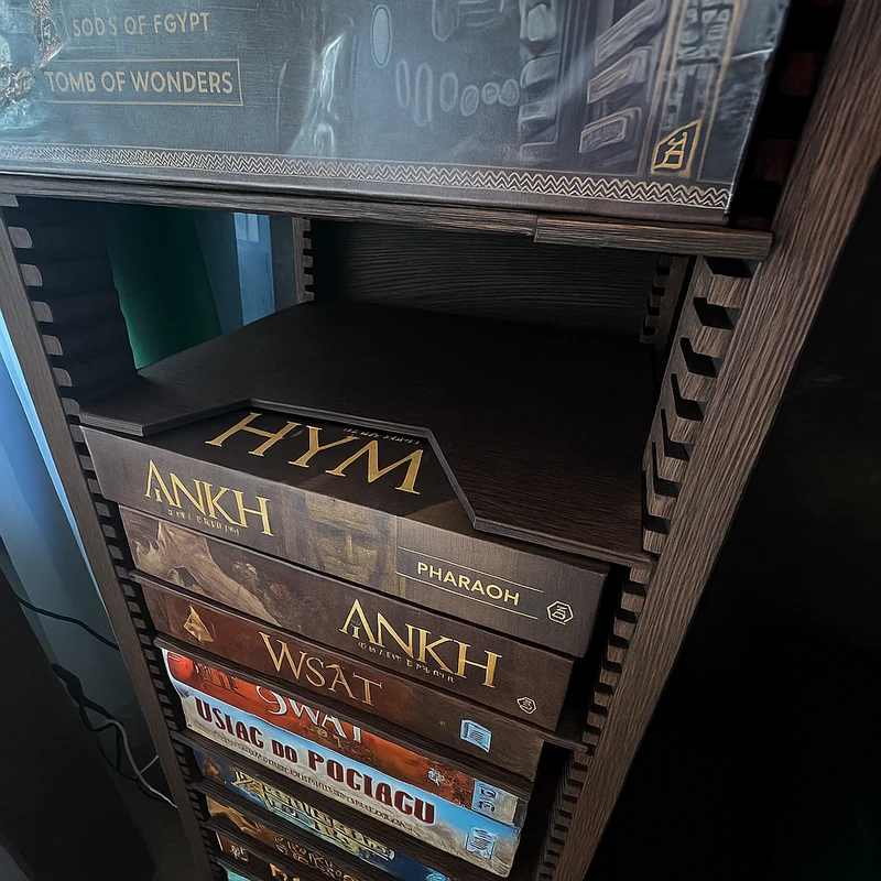Board Game Rack – Modular Oak Storage (Pre-Order)