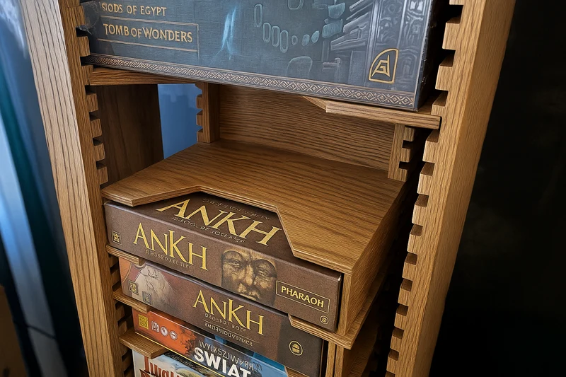 Board Game Rack – Modular Oak Storage (Pre-Order)