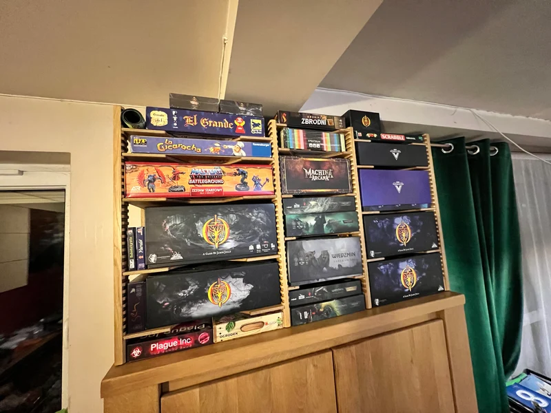 Board Game Rack – Modular Oak Storage (Pre-Order)