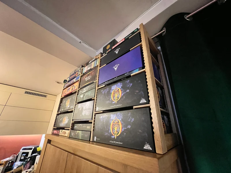 Board Game Rack – Modular Oak Storage (Pre-Order)
