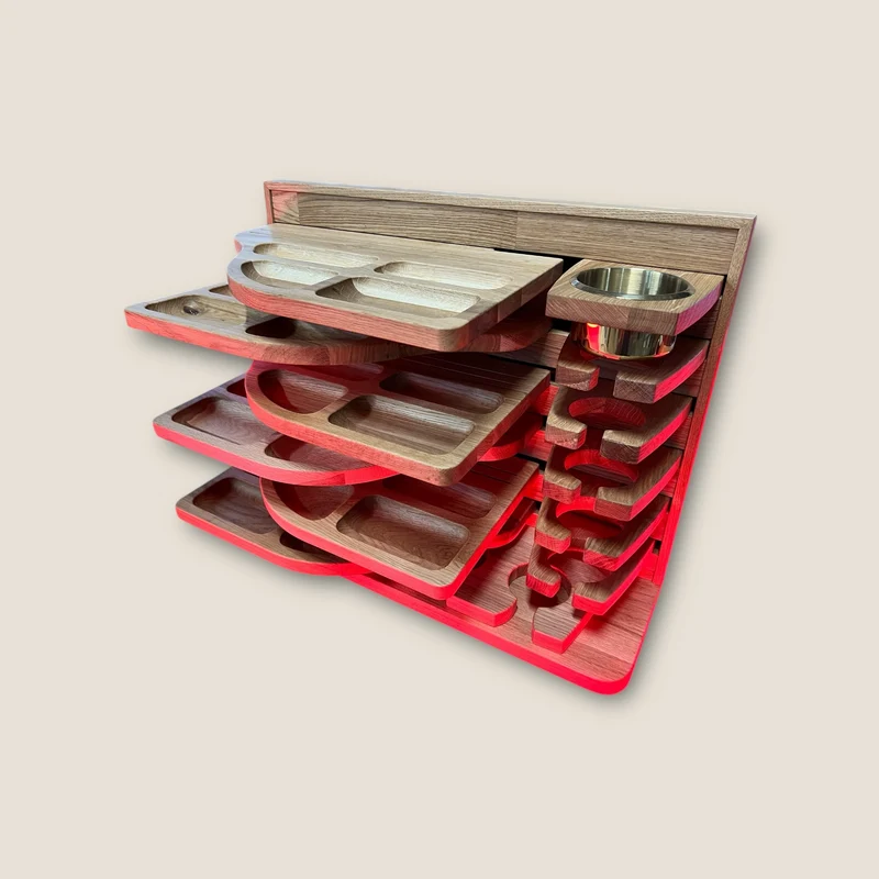 Magnetic Accessory Storage Rack
