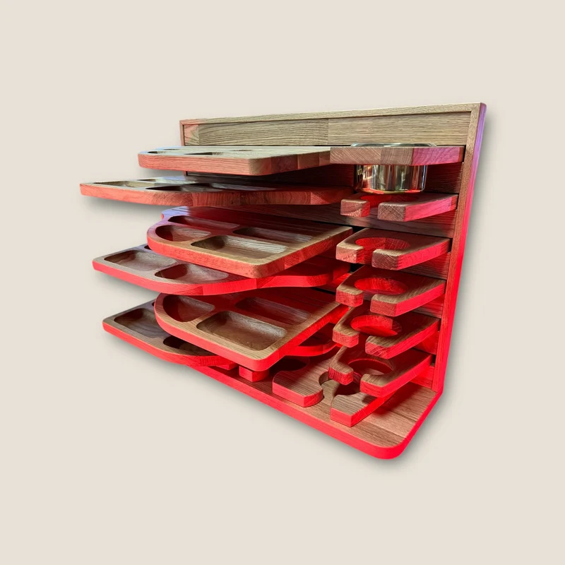 Magnetic Accessory Storage Rack