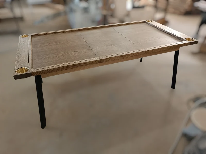 STRETCH – Extendable Solid Oak Board Game Table