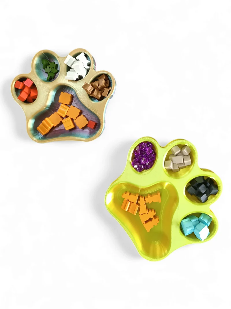Neon Animal Paw – Board Game Accessory