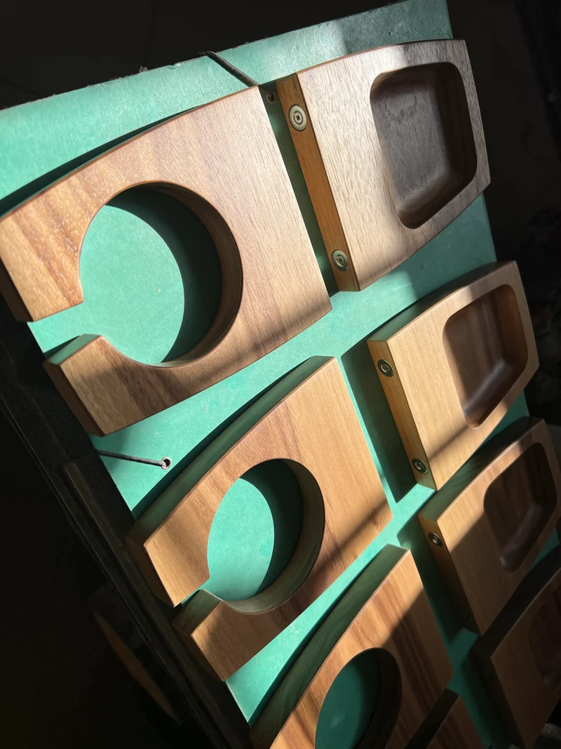 SIDGE – American Walnut Board Game Table