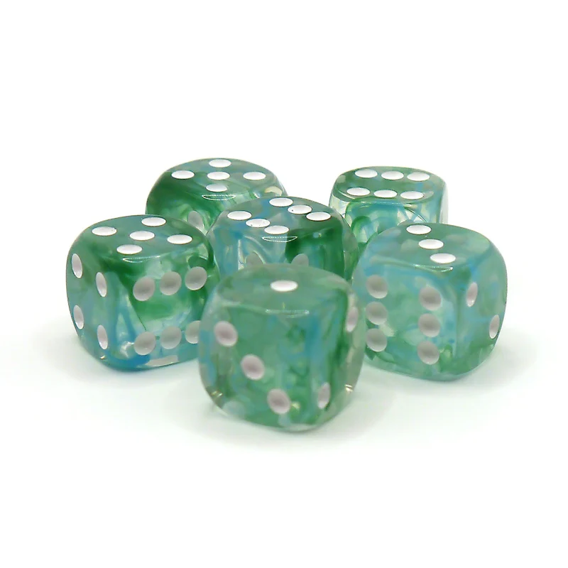 D6 Würfelset: Starlights Frostblue