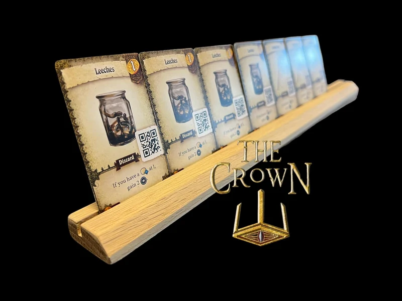 Wooden Card Stand – 7 Cards