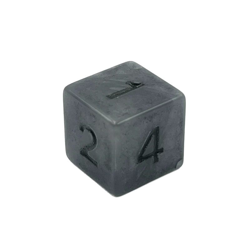 D6 Würfel Carbon Grey