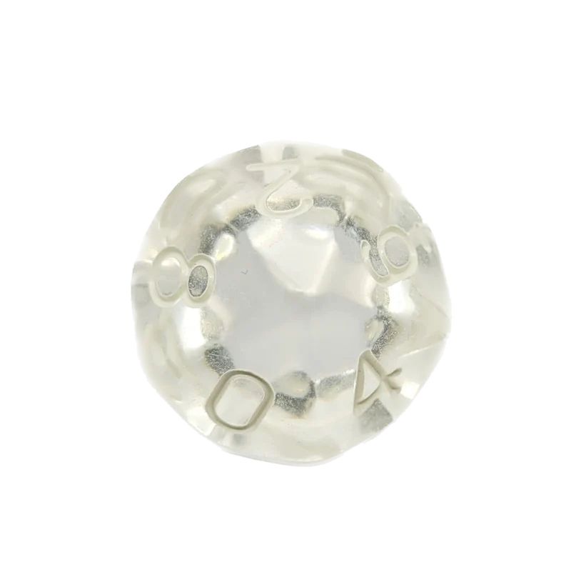 D10 Würfel Transparent Crystal