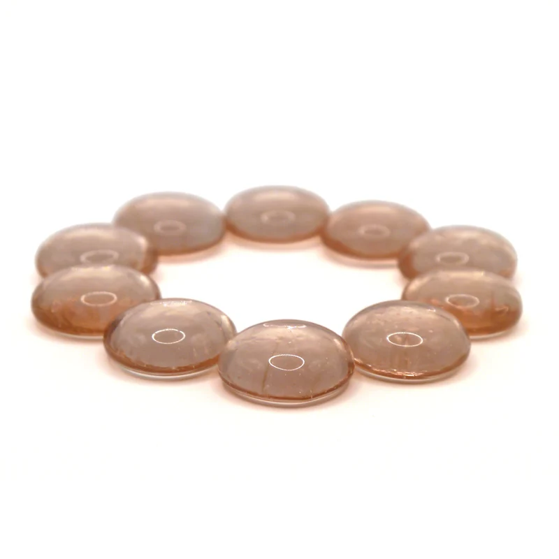 10 Spielsteine: Transparent Rosa