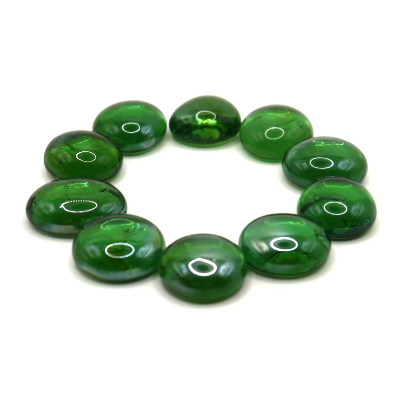 10 Spielsteine: Transparent Grün
