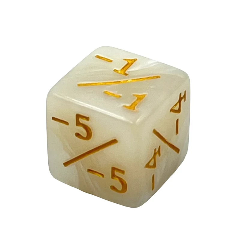 Counter +/- White & Gold