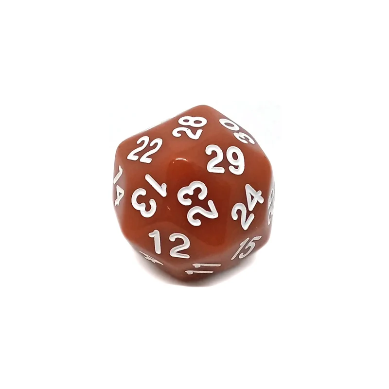 D30 Würfel Opaque Brown