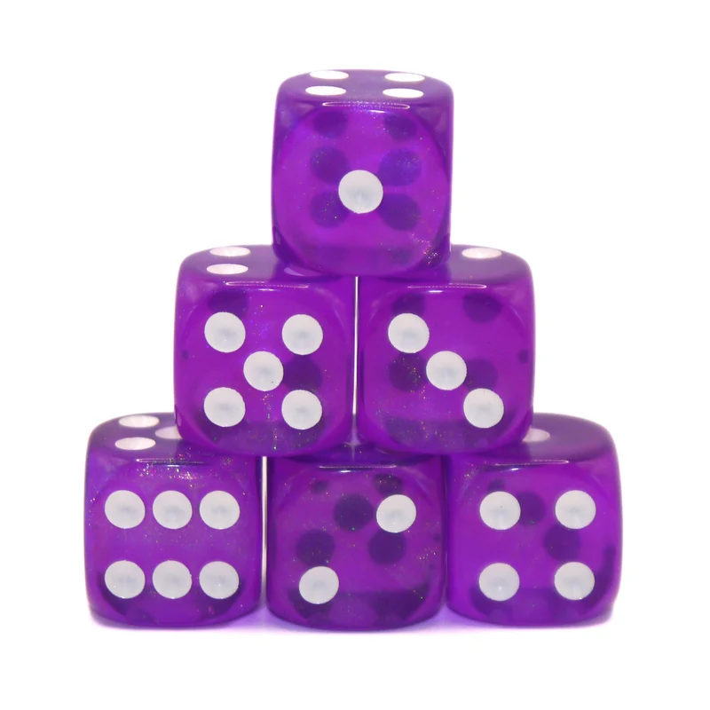 D6 Würfelset Galaxy: Purple Borealis